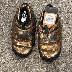 The North Face Women’s Metallic Gold Slippers